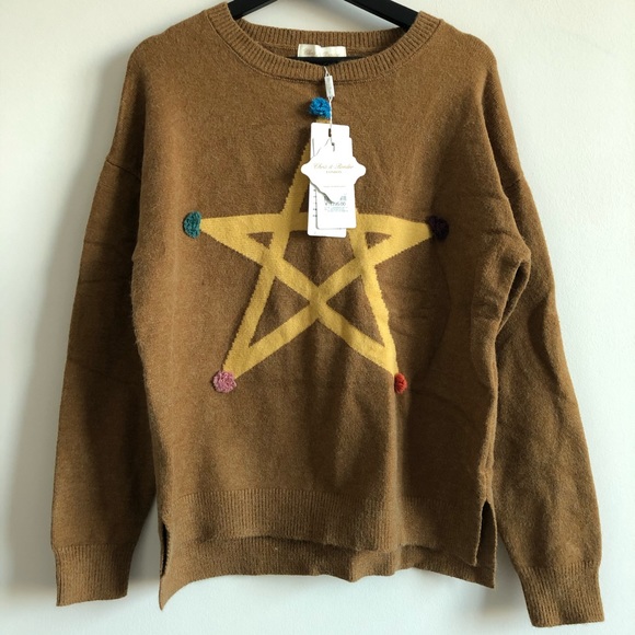 Star Cashmere Wool Blended Sweater - Picture 3 of 9